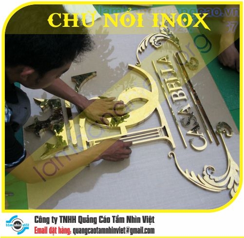 Chữ nổi Inox 004