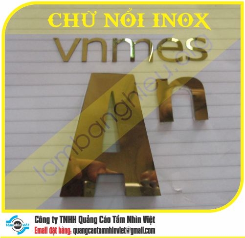 Chữ nổi Inox 052