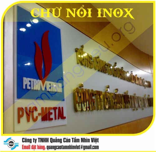Chữ nổi Inox 059