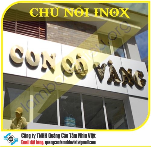Chữ nổi Inox 061