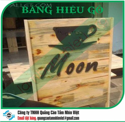 Mẫu bảng hiệu gỗ 022