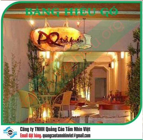 Làm bảng tên bằng gỗ