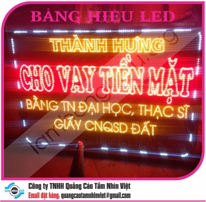 Mẫu bảng hiệu led 091