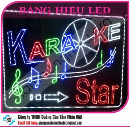 Mẫu bảng hiệu led 166